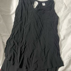 Black old navy sleeveless blouse size medium light material
